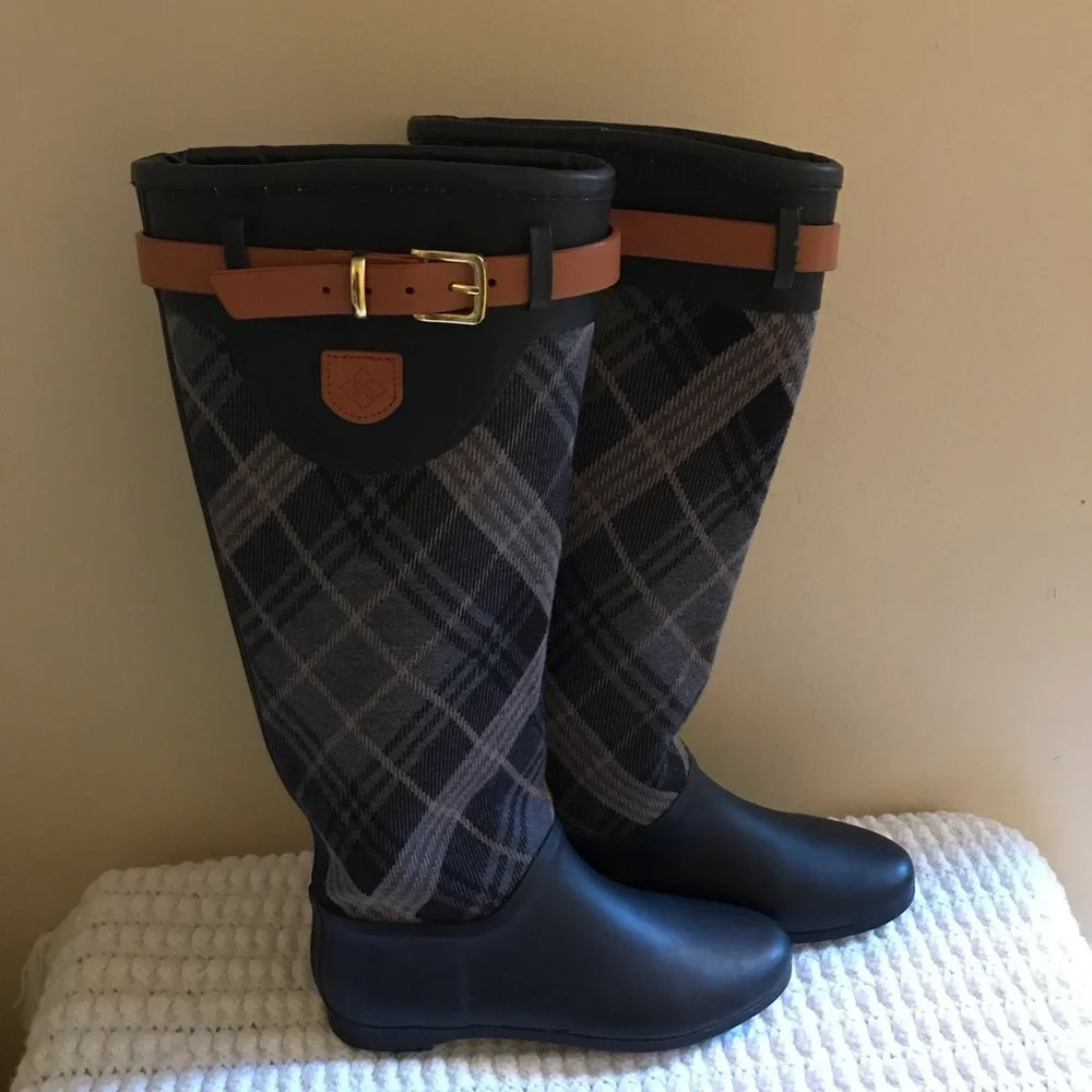 Dav Weston Tall Plaid Boots